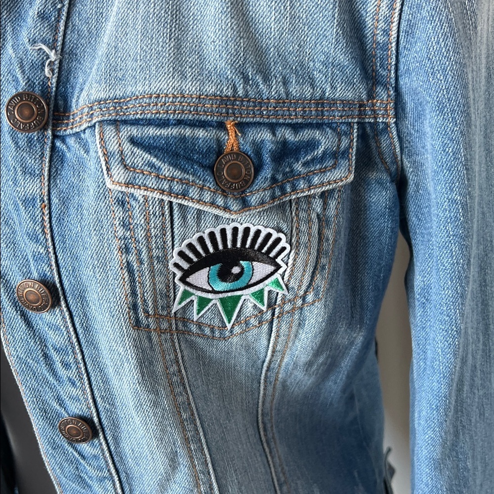 Upcycled Denim Jacket - Picture 3 of 5
